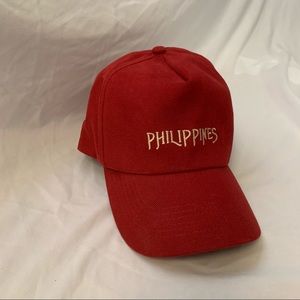 Red Philippines hat